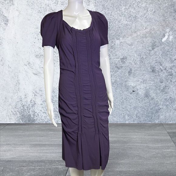 Prada Purple Short Sleeve Knee Length Dress - Picture 1 of 8